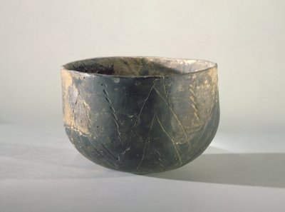 Vessel with a Ribbon-Style Decoration, Danubian Neolithic by Prehistoric